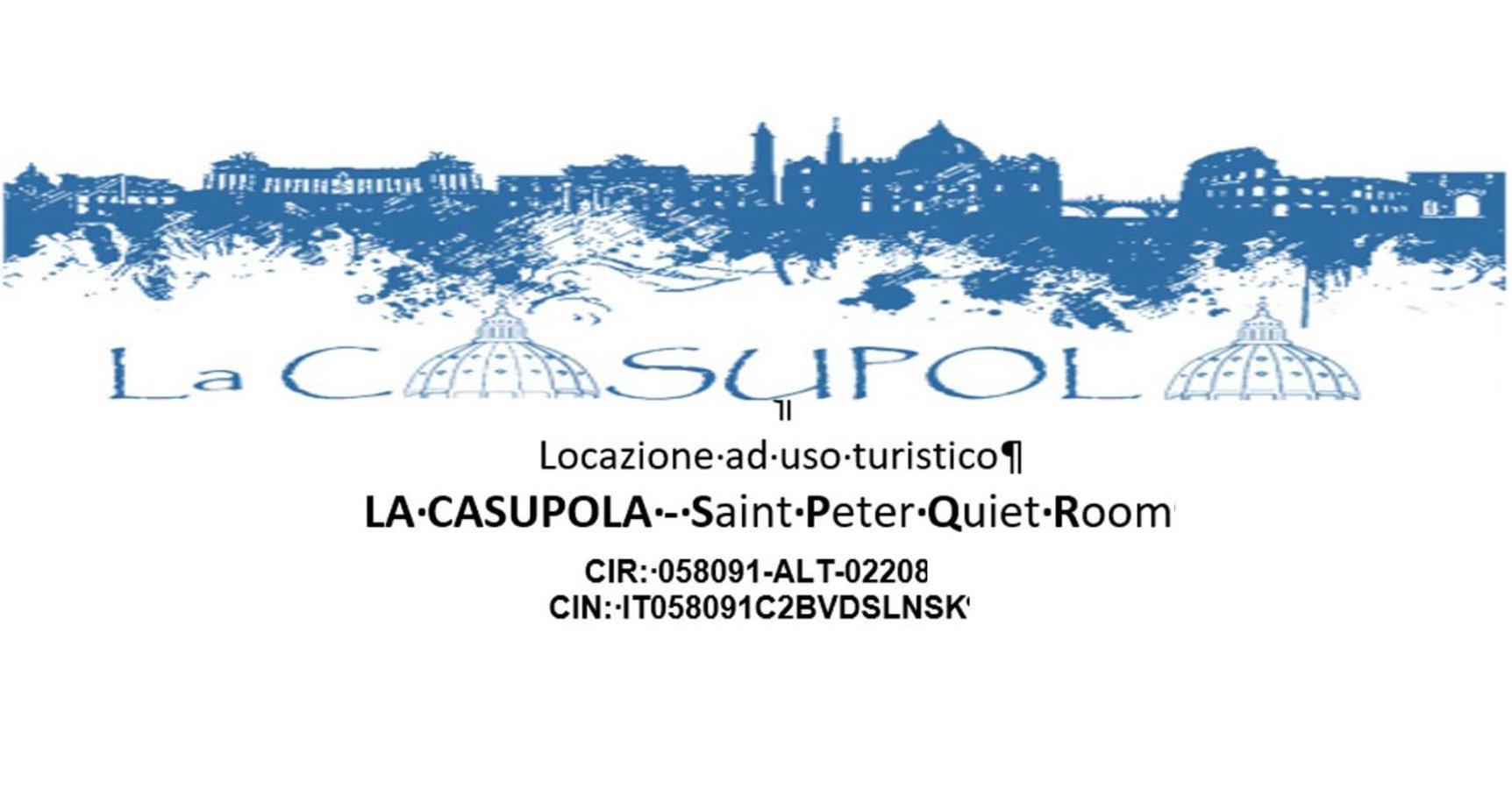 La Casupola Saint Peter'S Quiet Room Ρώμη Εξωτερικό φωτογραφία